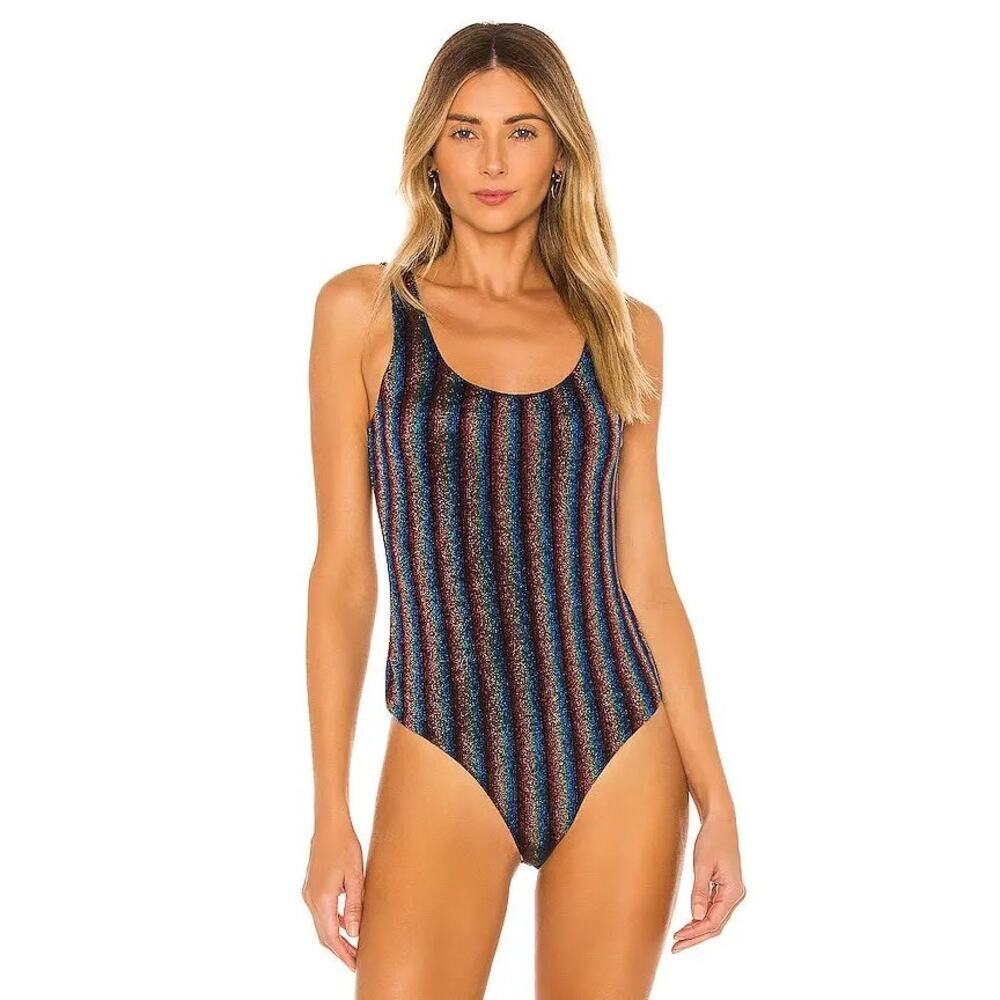 Revolve X House of Harlow 1960 Wren Bodysuit Noir Multi Size Small